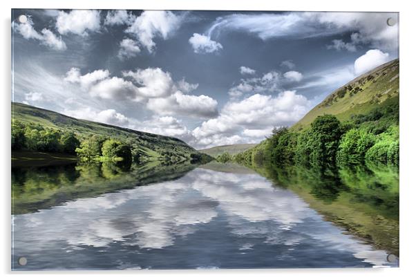 A Yorkshire Landscape Acrylic by Sandi-Cockayne ADPS