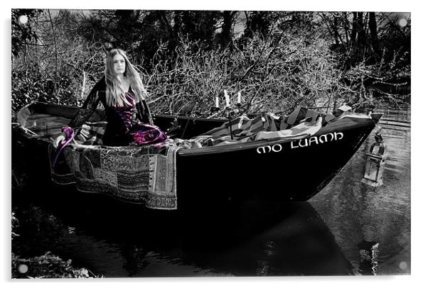 Lady of Shalott Acrylic by Samantha Higgs