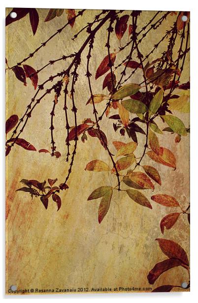 Autumn Colours. Acrylic by Rosanna Zavanaiu