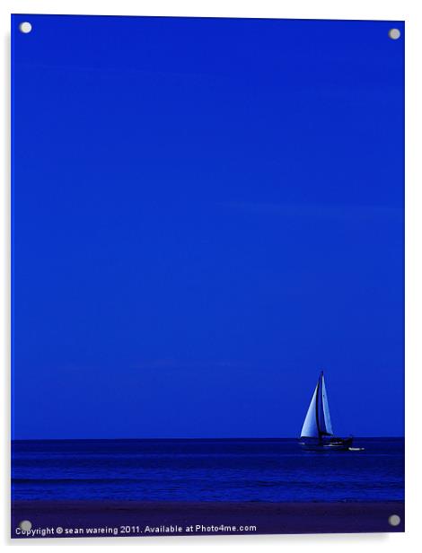 Sail boat Acrylic by Sean Wareing