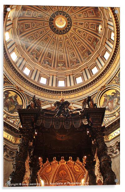 St. Peters Dome Acrylic by Sean Wareing