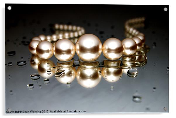 Liquid Pearls Acrylic by Sean Wareing