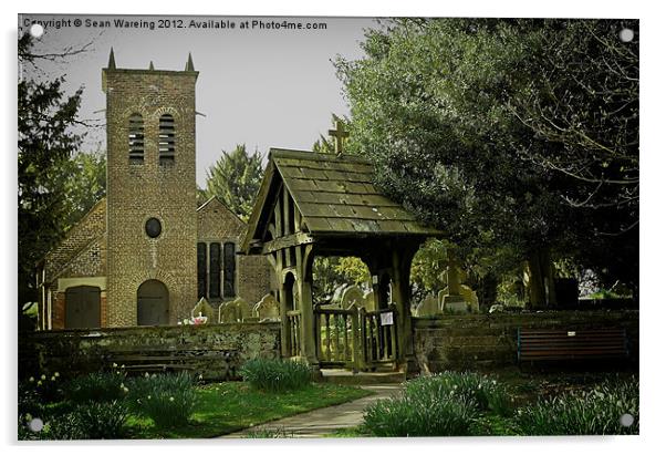 St Werburgh's Church Acrylic by Sean Wareing