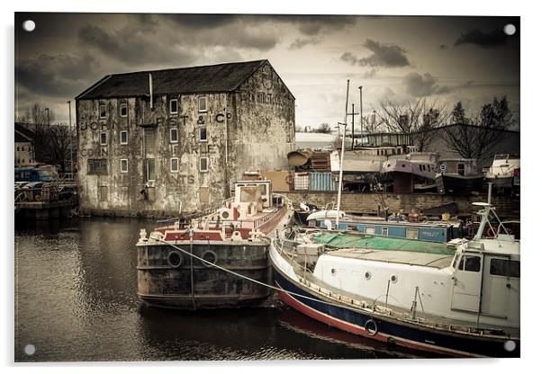 Wakefield Wharf Acrylic by Sean Wareing