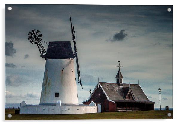 Lytham Windmill Acrylic by Sean Wareing