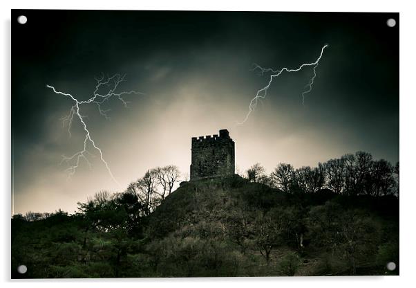 The Devil's Tower  Acrylic by Sean Wareing