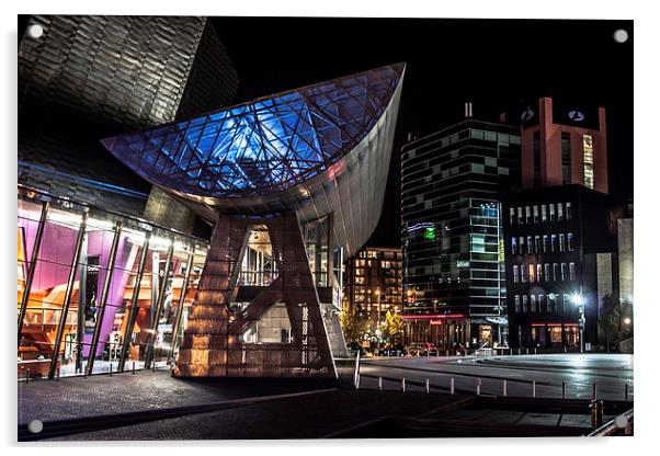  The Lowry Theatre  Acrylic by Sean Wareing
