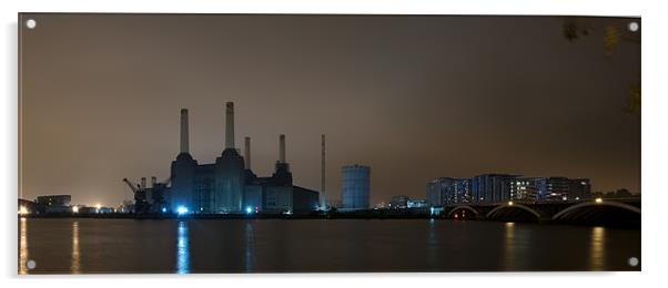 Battersea Power Station Acrylic by peter tachauer