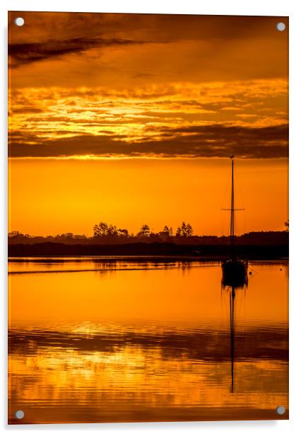 Maldon Sunrise Acrylic by peter tachauer