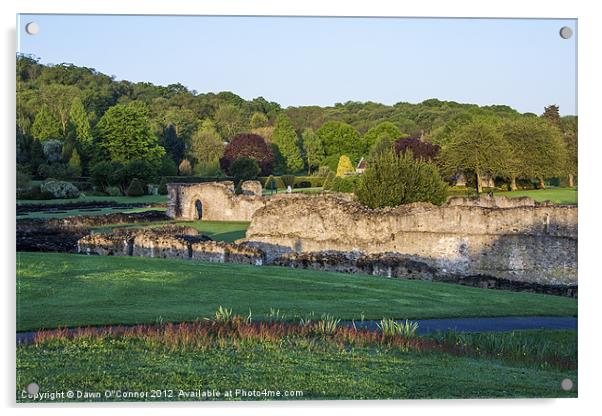 Lesnes Abbey Ruins, Abbeywood Acrylic by Dawn O'Connor