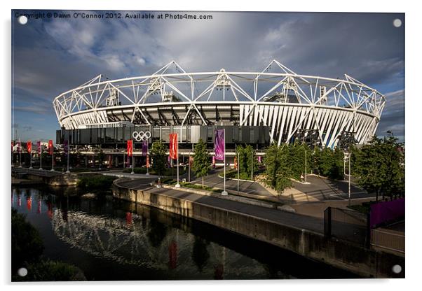 Olympic Park Acrylic by Dawn O'Connor