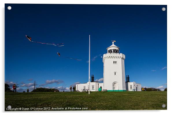 South Foreland Lighthouse Acrylic by Dawn O'Connor