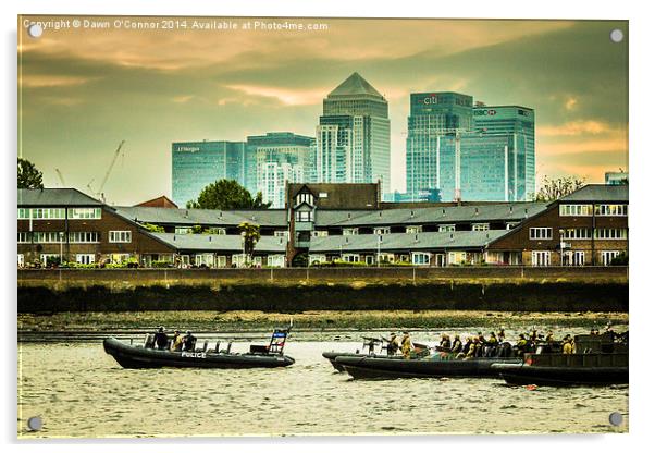 The Royal Navy at Greenwich Acrylic by Dawn O'Connor