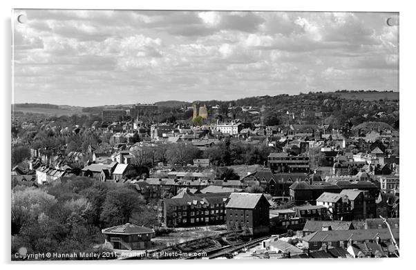 Lewes, East Sussex Acrylic by Hannah Morley