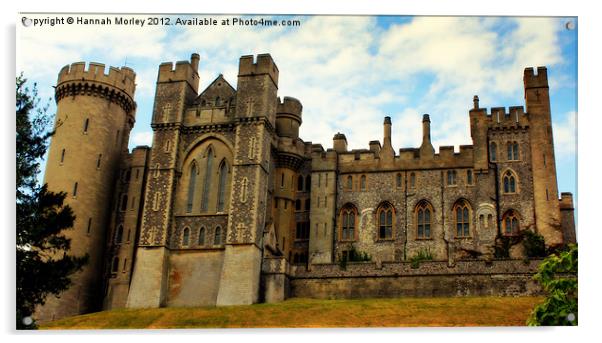 Arundel Castle Acrylic by Hannah Morley