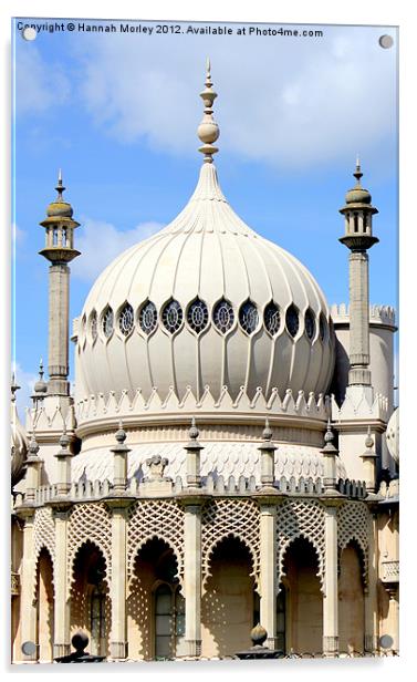 Brighton Pavilion Acrylic by Hannah Morley