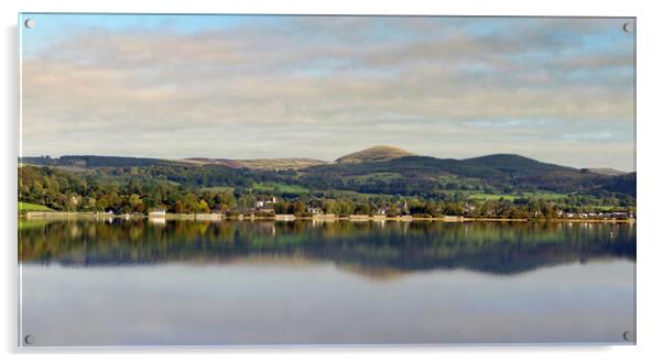 Bala Lake Acrylic by Anthony Michael 