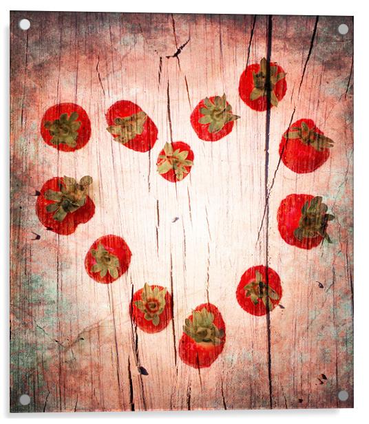 Strawberry Fool Acrylic by Chris Manfield