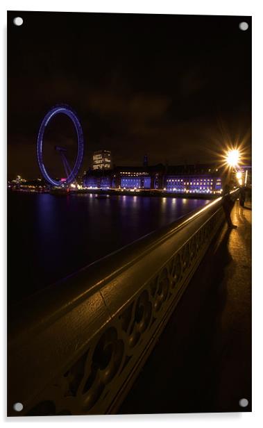 A view From Westminster Bridge Acrylic by Chris Manfield