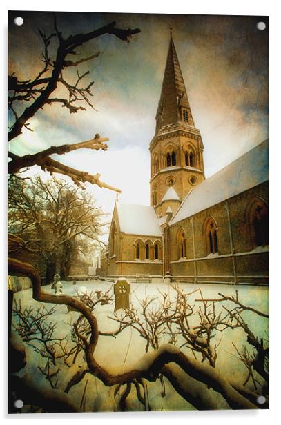 St Barnabas Acrylic by Chris Manfield