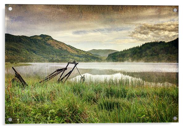 Loch Lubnaig Acrylic by Sam Smith