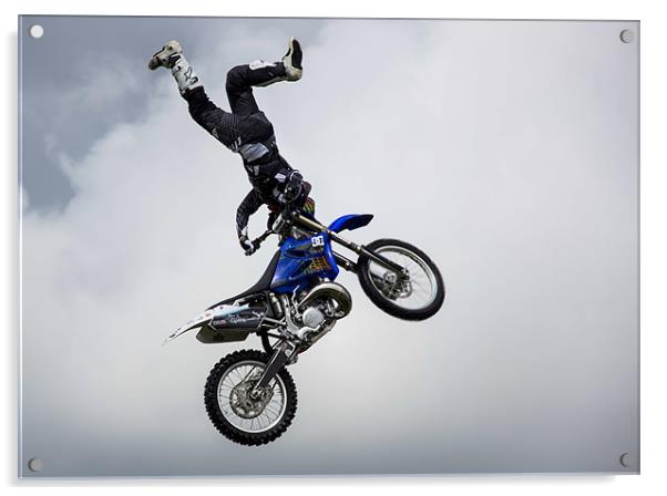 Stunt Rider Acrylic by Sam Smith