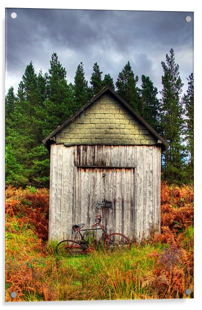 Bike shed Acrylic by Sam Smith