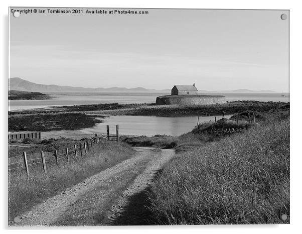 Down To Cwyfan Bay Acrylic by Ian Tomkinson