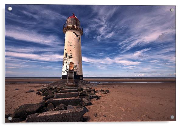 Talacre Lighthouse 1 Acrylic by colin ashworth