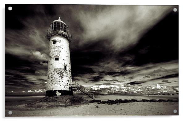 Talacre Lighthouse 6 Acrylic by colin ashworth