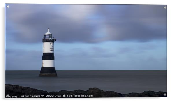Penmon Point Lighthouse 003 Acrylic by colin ashworth