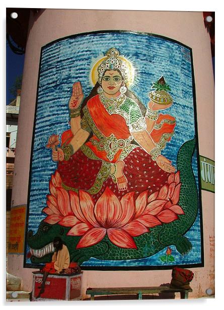 Varanasi - It's all About Ganga Acrylic by Serena Bowles