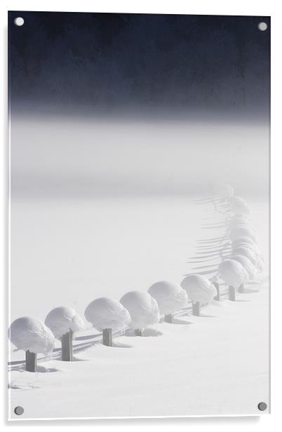 Snow chain III Acrylic by Thomas Schaeffer