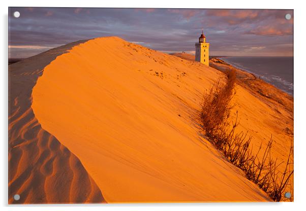 Dune sunset Acrylic by Thomas Schaeffer