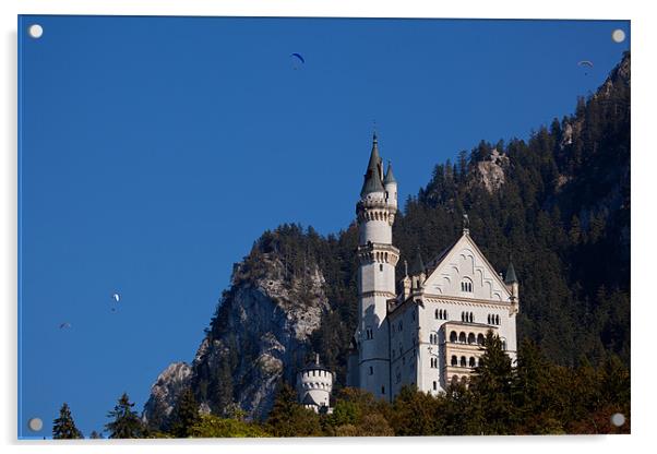Neuschwanstein Castle Acrylic by Thomas Schaeffer