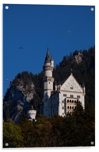 Neuschwanstein Castle Acrylic by Thomas Schaeffer