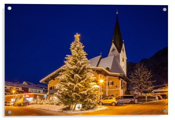 Austrian christmas Acrylic by Thomas Schaeffer