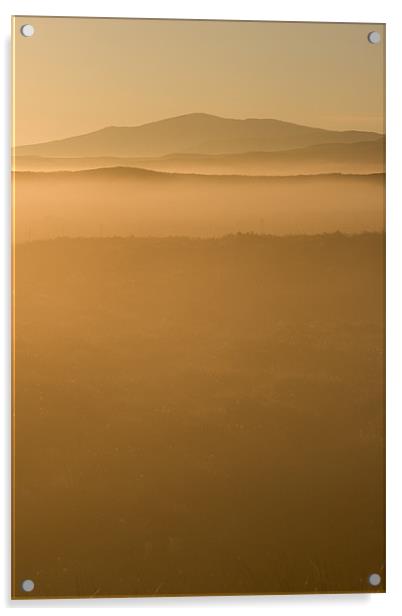 Rannoch Moor sunrise Acrylic by Thomas Schaeffer