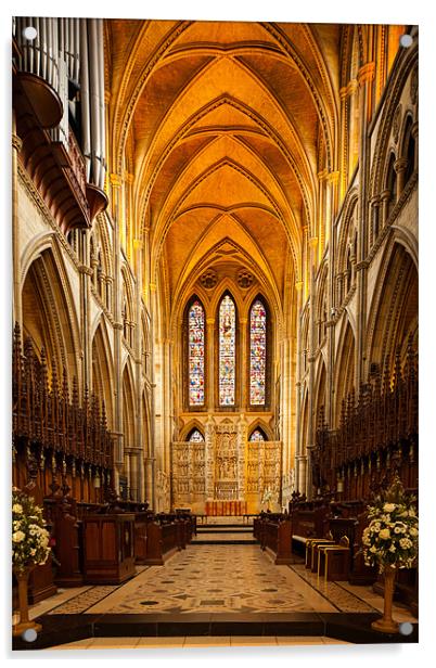 Truro Cathedral Acrylic by Thomas Schaeffer