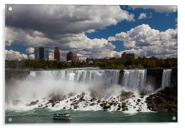 American Falls Acrylic by Thomas Schaeffer