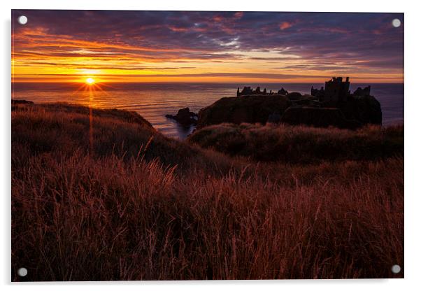 Dunnottar Castle at Sunrise Acrylic by Thomas Schaeffer