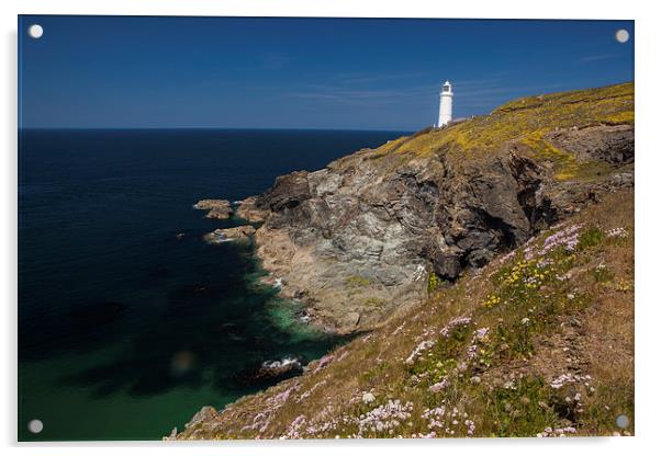 Trevose Head Lighthouse Acrylic by Thomas Schaeffer