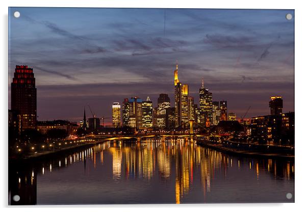 Skyline Frankfurt Acrylic by Thomas Schaeffer