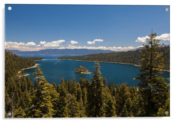 Eagle Falls @ Emerald Bay Acrylic by Thomas Schaeffer