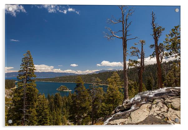 Eagle Falls @ Emerald Bay Acrylic by Thomas Schaeffer