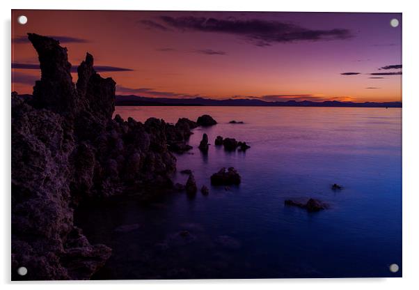 Sunrise at Mono Lake Acrylic by Thomas Schaeffer