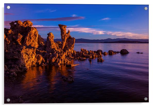 Sunrise at Mono Lake Acrylic by Thomas Schaeffer