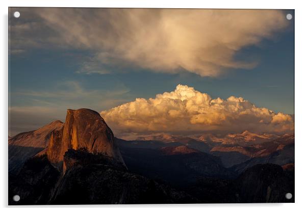 Sunset at Glacier Point Acrylic by Thomas Schaeffer