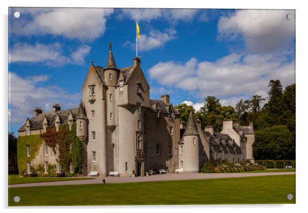 Ballindalloch Castle Acrylic by Thomas Schaeffer