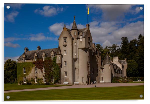 Ballindalloch Castle Acrylic by Thomas Schaeffer